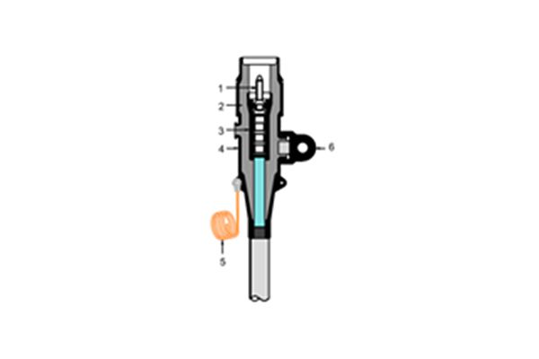 Conector recto (enchufe) de 250A 