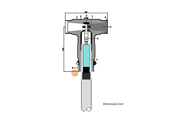 Conector separable tipo T de 35kV 600A